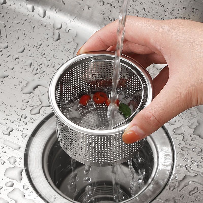 304 kitchen strainer sink slag-proof sink sink basket anti-blocking sewer filter thickened super thick