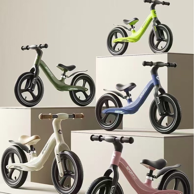 Children's balance car 14 inch nylon frame scooter scooter 1-6 years old 12 inch pedless children's bicycle