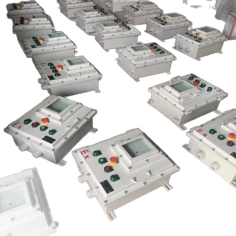 Factory Direct Sales Carbon Steel Explosion-Proof Distribution Box Wiring Box Button Control Box Inspection Box Switch Socket Box Distribution Cabinet