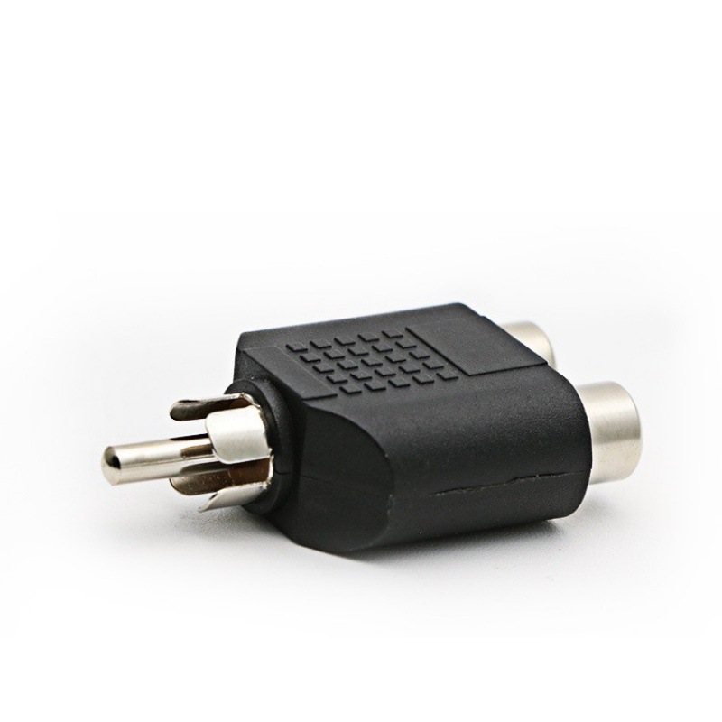 Factory direct supply audio adapter Lotus RCA one-two RCA revolution 2RCA female RCA converter