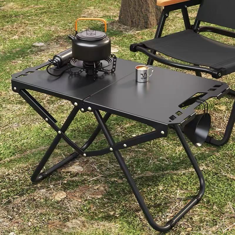 Outdoor Tactical Table Multifunctional Folding Table Camping Small Tea Table Picnic Table Small Folding Camping Equipment Wholesale