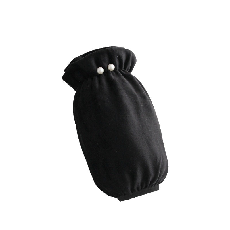 Autumn and winter New Pearl oversleeve female adult student short cute oversleeve work sleeve down jacket anti-dirty oversleeve