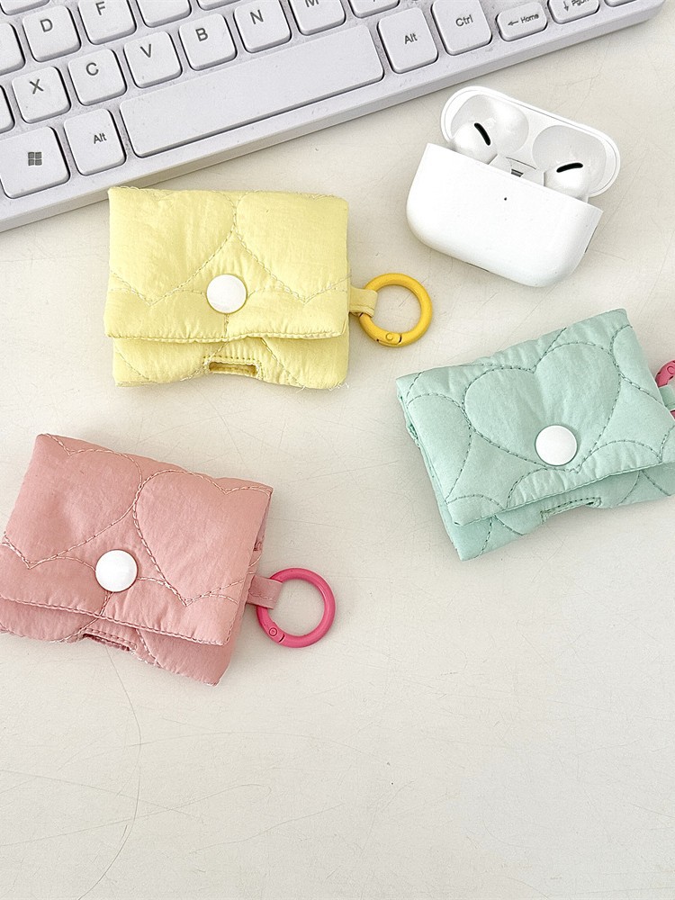 41261 ins new style suitable for apple AirPods bluetooth earphone bag cute earphone storage protection soft case