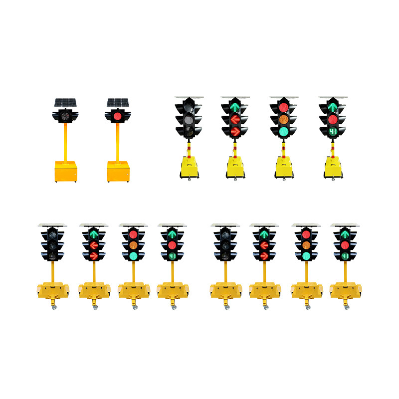 Solar Mobile Signal Light Traffic Light Intelligent Pedestrian Crossing Intersection Temporary Place Road Traffic Signal Light