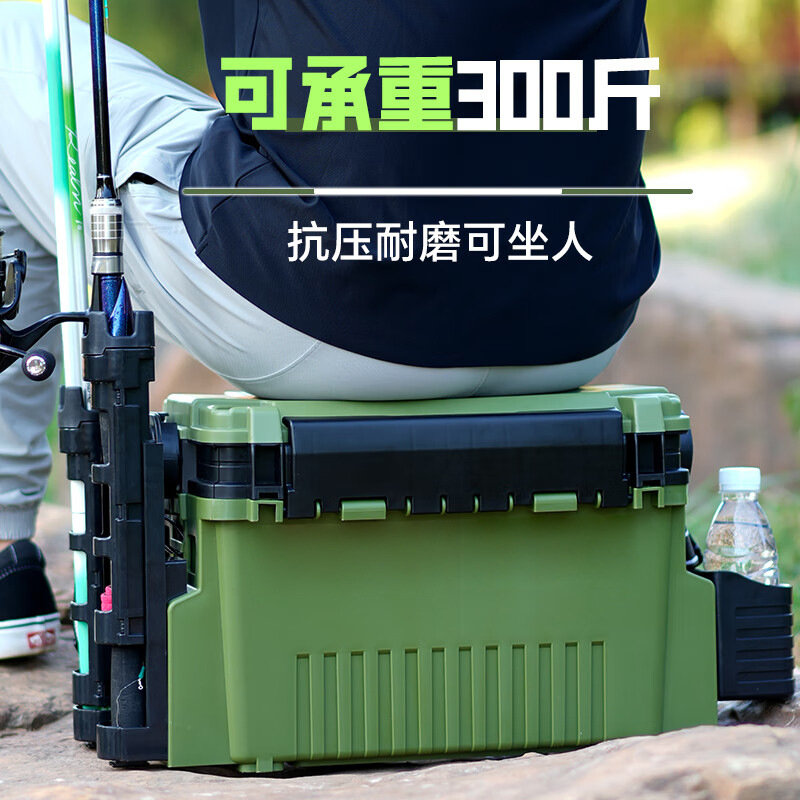 Factory Luya Fishing Box Double Layer Large Capacity Multifunctional Fishing Box Fishing Tackle Storage Fishing Box Luya Box Fishing Tackle