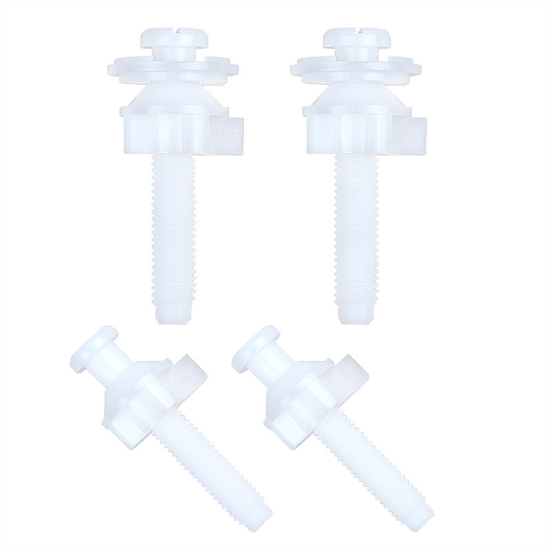 Toilet Lid Lower Lock Bolts Toilet Cover Screws Plastic Vintage Toilet Lid Fixing Accessories Bathroom Accessories