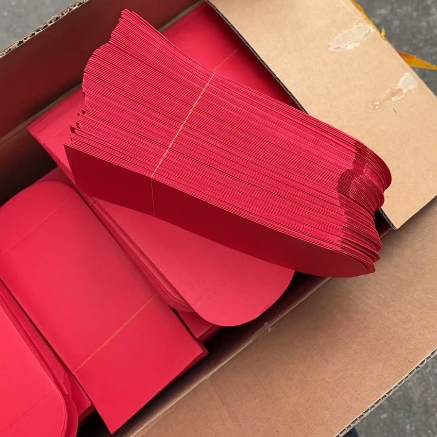 2026 Roller Stamp for Red Envelopes, Quick-Drying Red Cardstock for Couplets, Red Envelope Logo Printing, Creative Design