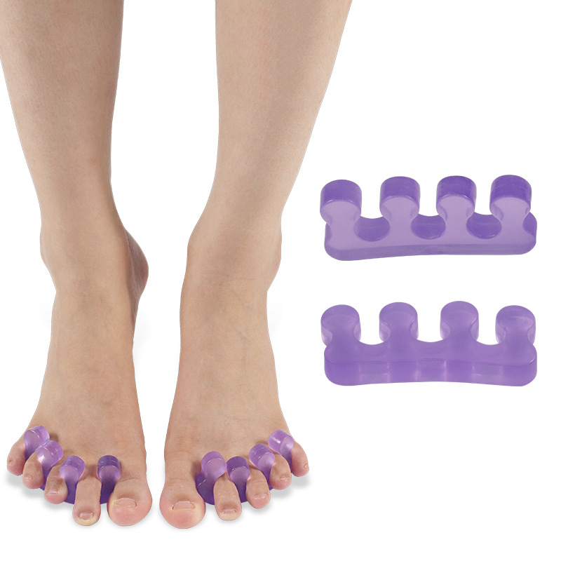 Ортопедические разделители для пальцев ног для мужчин и женщин, силиконовые клипсы, три разделителя для пальцев