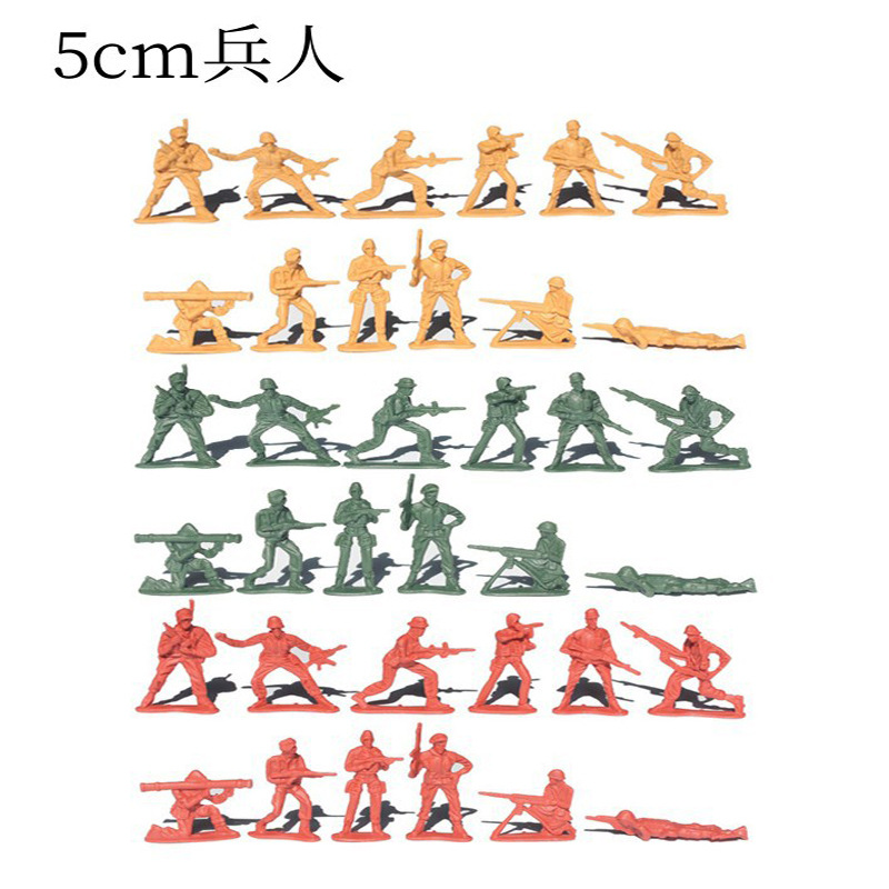 Модель военного солдата Второй мировой войны 5 см, классическая игрушка для детей