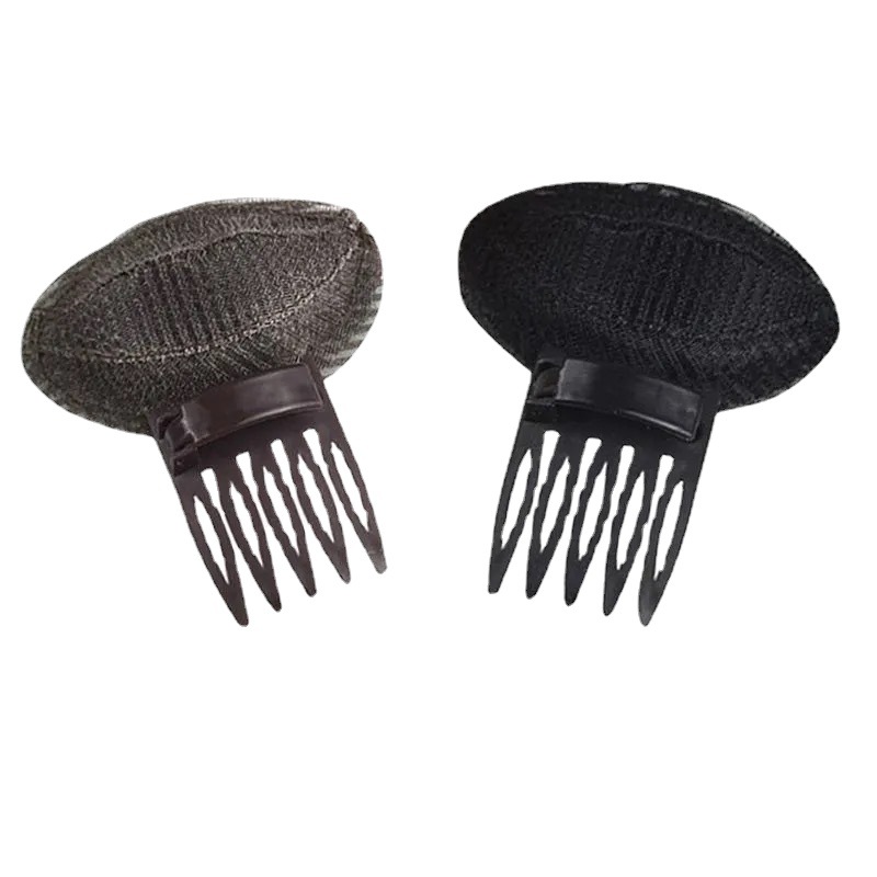 Air permeable cushion hair artifact root fluffy hairpin device increased on both sides invisible sponge back head five-tooth hair comb BB hairpin