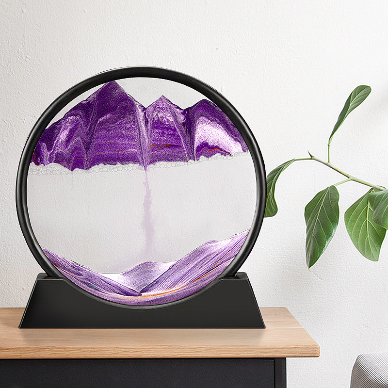 Песочные часы с эффектом песчаной живописи, украшения для гостиной, подарок на выпускной, новый ландшафт, креативное украшение для офиса