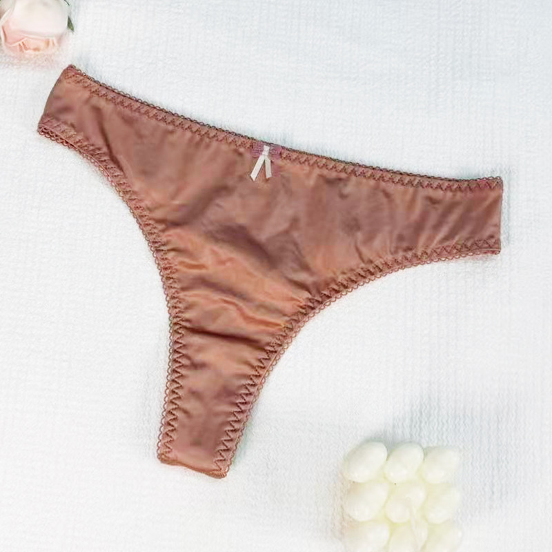 Cross-Border Women's Large Size Underwear, Seamless, Breathable, Printed Letters, Sexy Pure Desire, European and American Fat mm Thong