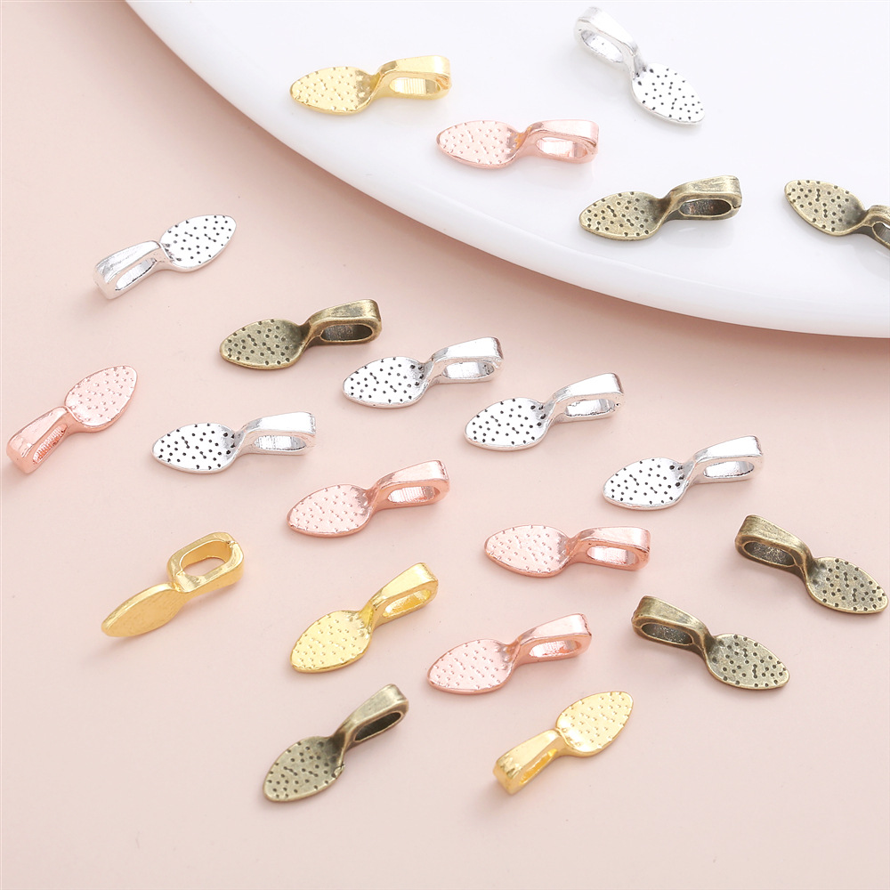 Маленькая оптовая металлическая подвеска в виде лопаты, аксессуары для одежды и ювелирных изделий из сплава, создание браслетов и ожерелий