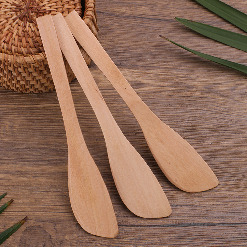 Chicken wing wooden dumpling knife trap knife simple wooden dumpling knife cream knife digging stuffing dumpling tool manufacturers wholesale