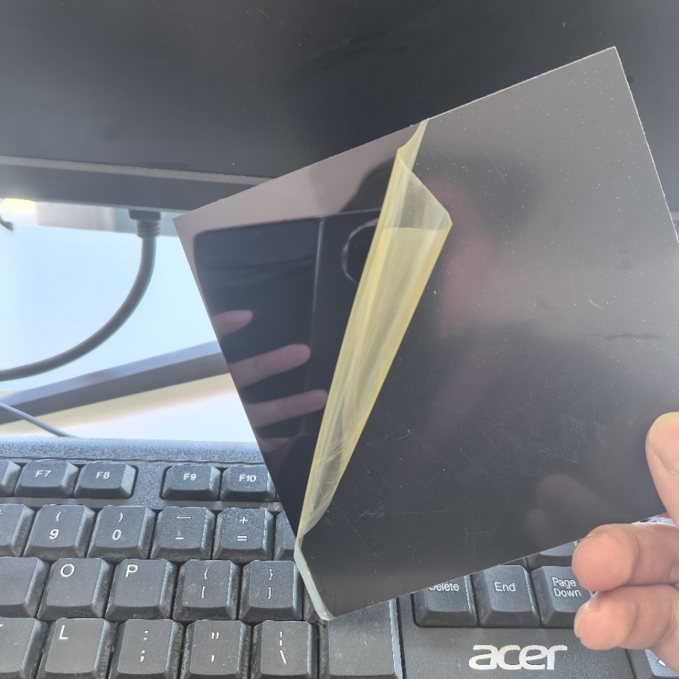 Black Anodized Mirror Aluminum Plate Aluminum Coating in Stock Laser Marking Aluminum Sheet Stamping Bending Processing Aluminum Material