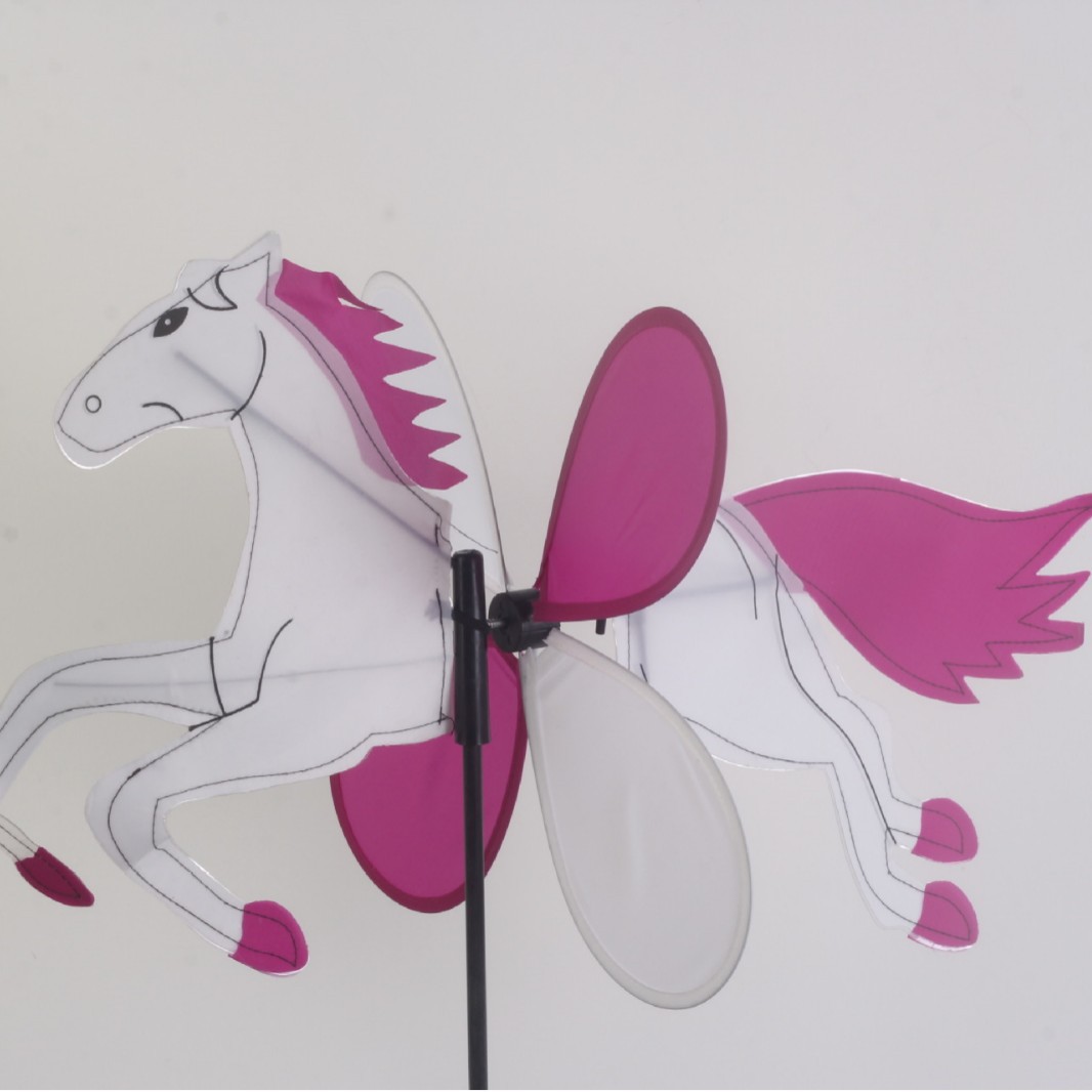 Street Stall Children's Toys Year of the Horse Fabric Three-Dimensional Windmill Outdoor Decoration Color Wholesale Inventory Processing Special