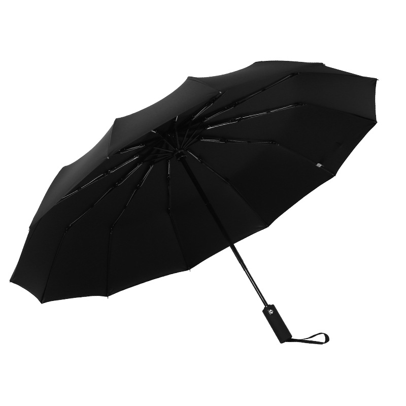 Printed LOGO Advertising Umbrella Automatic Umbrella Men's Large Dual-purpose Sunny Umbrella Female Student Sun Umbrella Manual Umbrella Ins