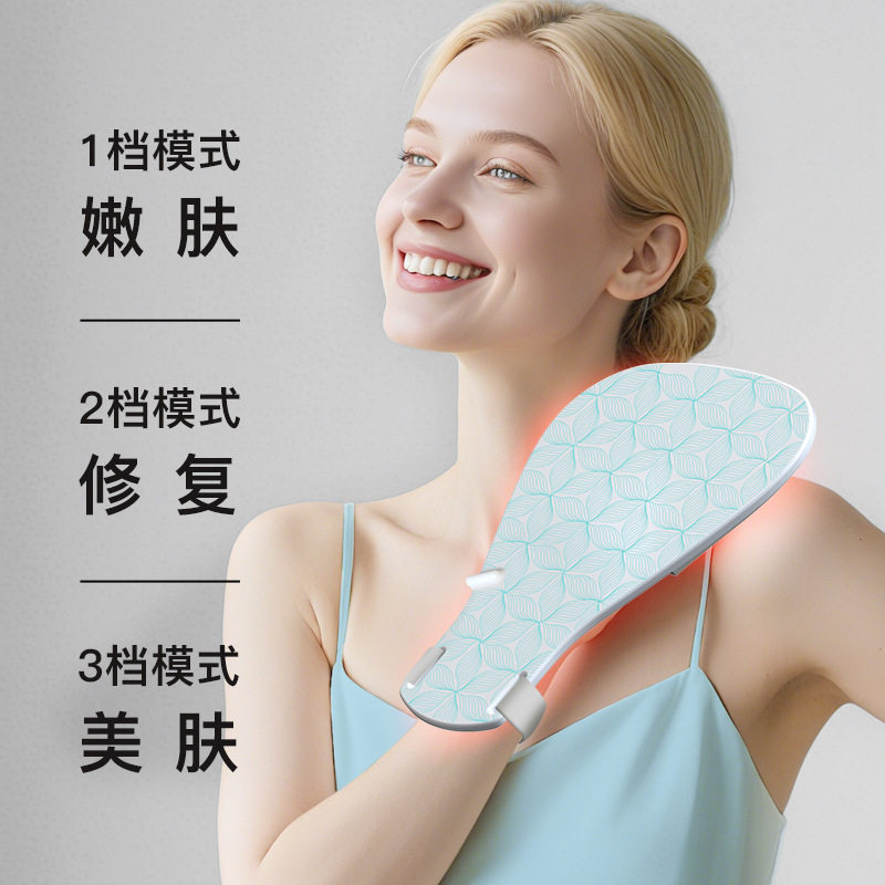 Led Silicone Hand Beauty Device Photon Rejuvenation Device Color Light 2025 Light Therapy Skin Care Device Home Spectrum Beauty Device