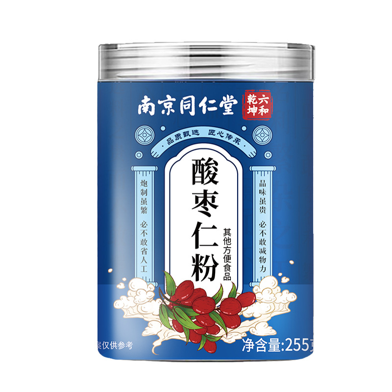 Nanjing Tongrentang Sour Jujube Seed Powder Full Meal Replacement Powder for Breakfast, Canned Health Drink Powder, in Stock Wholesale, One Piece Dropshipping