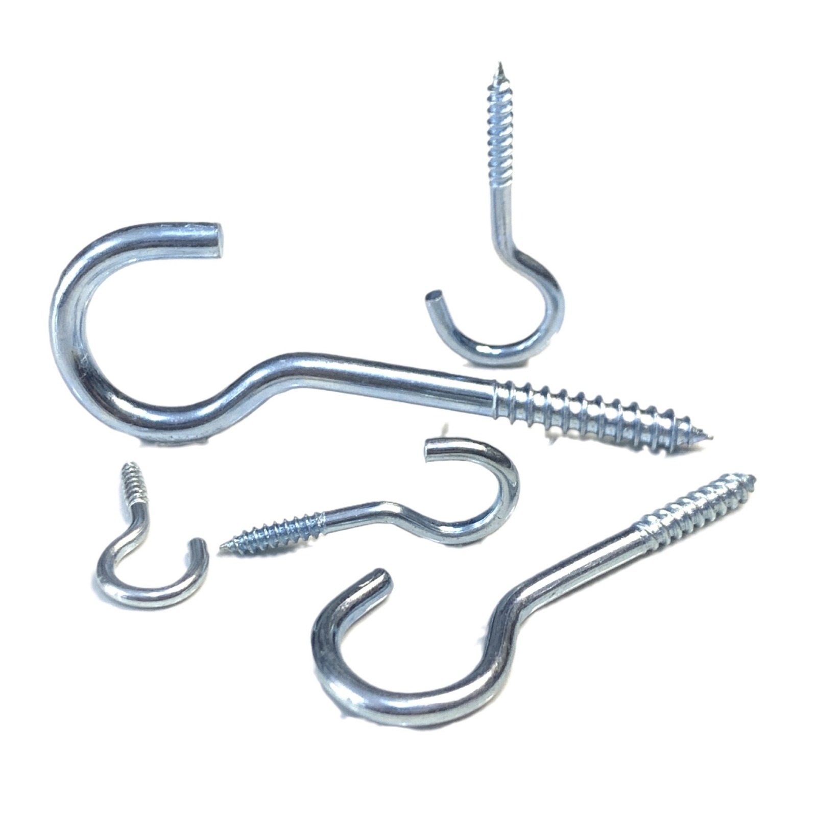 Factory Price Blue and White Zinc-Plated Lamp Hooks, Open Eye Hooks, Hook-And-Eye Hooks, Question Mark Hooks, Self-Tapping Screws, Wind Hooks, Self-Tapping Nails