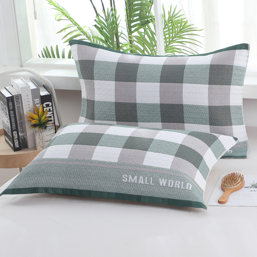 Cotton Pillow Scarf Pillow Scarf Cotton Gauze Extra-large Thickened Pillow Scarf Four Seasons Student Adult Couple Cover Scarf Sweat Absorbing