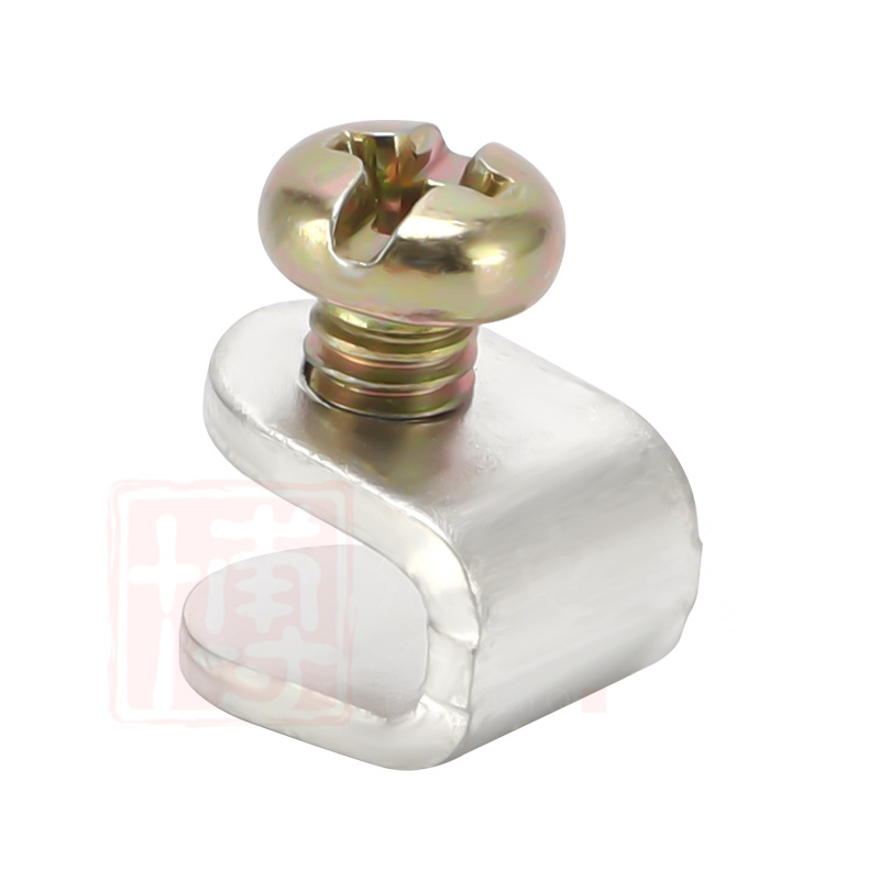 Railway U-shaped buckle signal shielding card railway cable connection screw rail U-shaped bolt cable connection