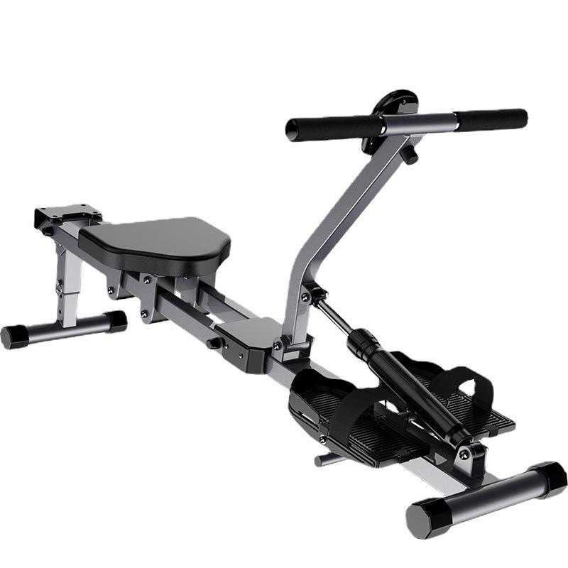 Double track Liquid resistance rowing machine home indoor fitness sports hydraulic rowing trainer belly contracting rowing machine