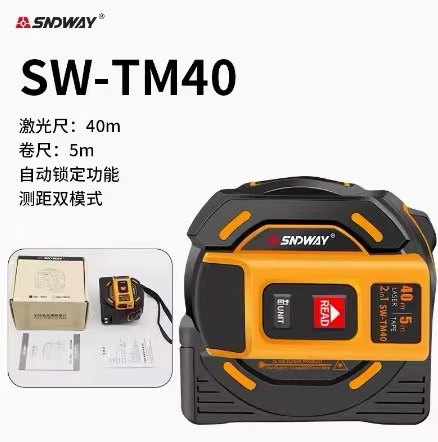 Sndway Shendawei Laser Rangefinder Swtm60 Digital Tape Measure Infrared Measuring Instrument 60m Laser Tape Measure