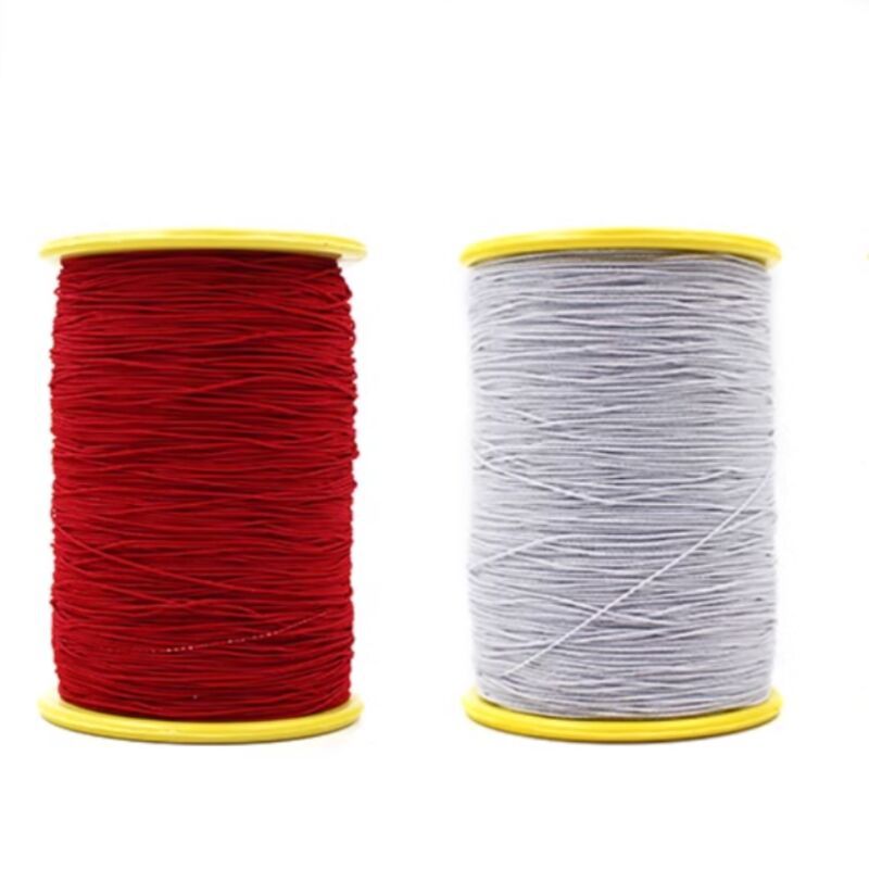Core-wrapped elastic cord rope bracelet rubber band tag rope high elastic thread fine elastic sewing bottom thread elastic thread