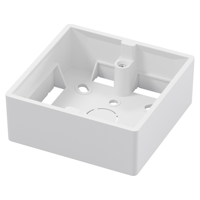 Thickened 86 type switch socket PVC junction box universal bottom box open wire box open wire box wiring box