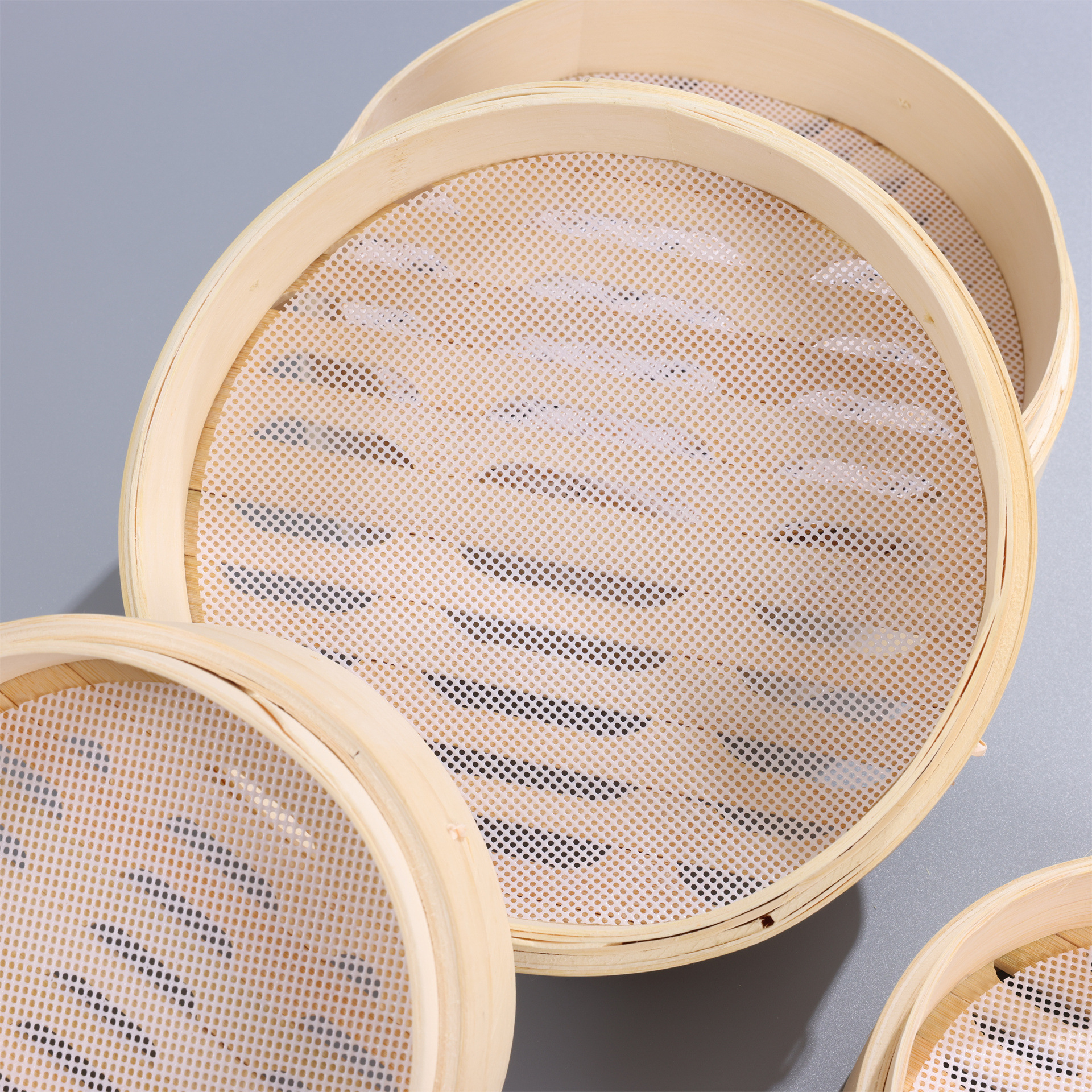 Food grade silicone pad cage cloth steamer pad steamed cloth silicone steamed bread cage cloth steamer paper buns drawer cloth round