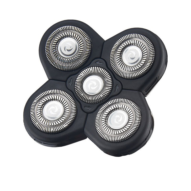 Запасное лезвие для бритвы для лысой головы, аксессуары для машинки для стрижки, пяти лезвийная головка