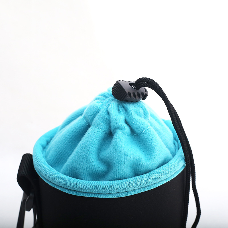 Camera Lens Cover Velvet Anti-pressure Shock-absorbing Protective Cover Lens Tube Four-piece Thickened Lens Bag Velvet Lens Cover