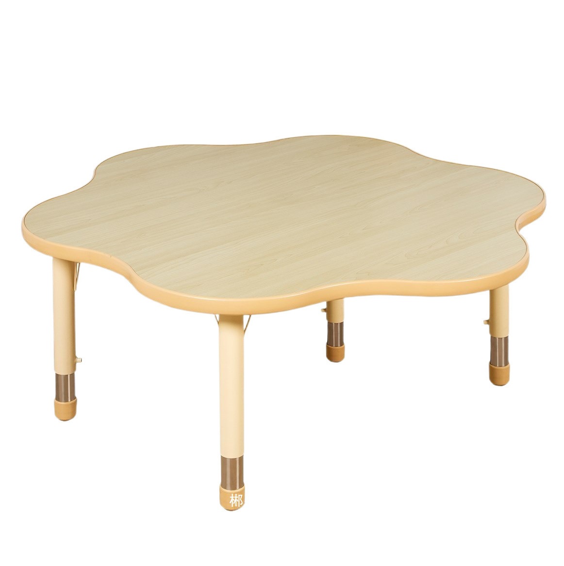 Factory Direct Sales Kindergarten Early Education Adjustable Graffiti Table and Chairs Children's Painting Reading Learning Round Table Multi-Functional Plum