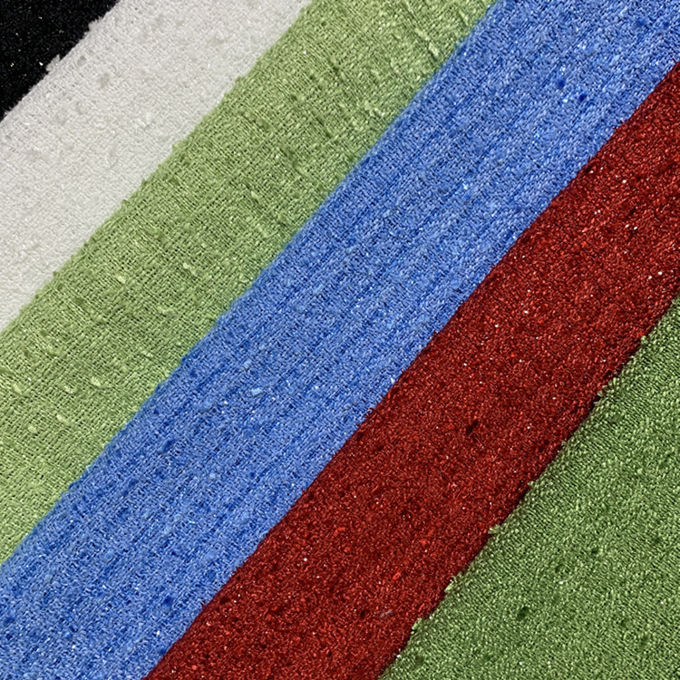 Factory direct sale of new Xiangfeng fabric bright silk plain tweed spring and summer fashion fabric spot wholesale