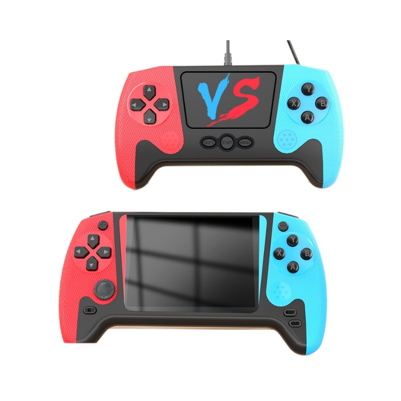 Tk Handheld Game Console 3.5inch Connects to Tv with Dual Controllers, Nostalgic Retro Arcade Tv Game Console