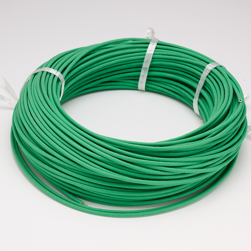 Customized Outer Fiber and Inner Rubber Fiberglass Tube, High Temperature Resistant Tube with Adhesive, Glass Fiber Casing, Flame Retardant Tube, Hose Sheath