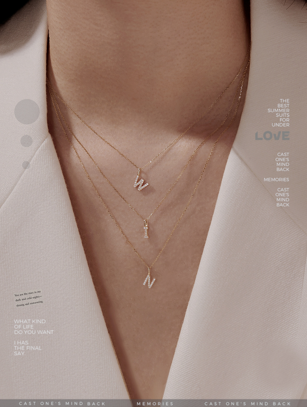 Your name ~ S925 sterling silver plated 14K gold 26 letters necklace pendant cute mini couple DIY matching