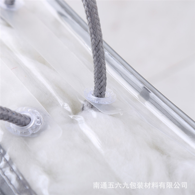Steel Wire Pvc Packaging Quilt Wholesale Transparent Storage Bag Quilt Plastic Bag Dustproof Bag Home Textile