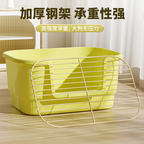 Эксклюзивная поставка туалетов для больших собак с усиленной стальной рамой и тяжелыми туалетами в стиле ванны для средних и больших собак