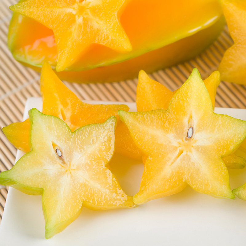 Directly Shipped from the Place of Origin of Fuzhou Carambola, Seasonal Fruit Carambola, Whole Piece, Free Shipping, Fresh Fruit Carambola, One Piece Drop Shipping