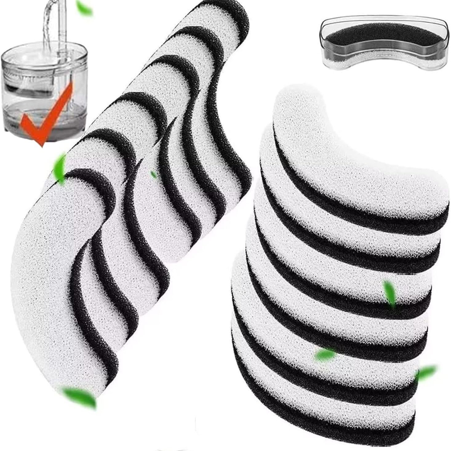 Amazon's Best-Selling Pet Water Dispenser Filter Element Filter Cotton Sheet Activated Carbon Resin Filter Cotton Manufacturer Wholesale Direct Sales