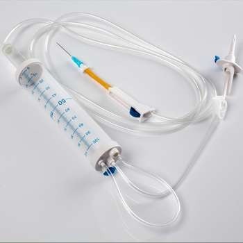 Wholesale Pediatric Bottle Infusion Device 100ml Disposable Plastic Syringe Infusion Needle Adjustable Flow Infusion Device