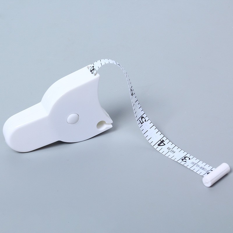 Metric inch centimeter waist circumference telescopic tape with handle torch Y-shaped tape measure health tape wholesale