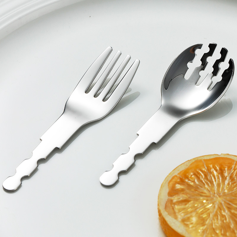 Customized 304/316 Stainless Steel Kidsren's Feeding Tableware Semi-Finished Products Baby Spoon and Fork Tableware Accessories