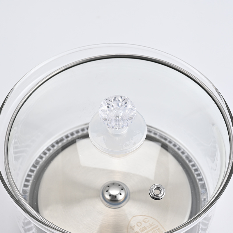 Source Factory Handle Electric Kettle Glass Tea Insulation Double Stove Double Kettle Three-In-One Set