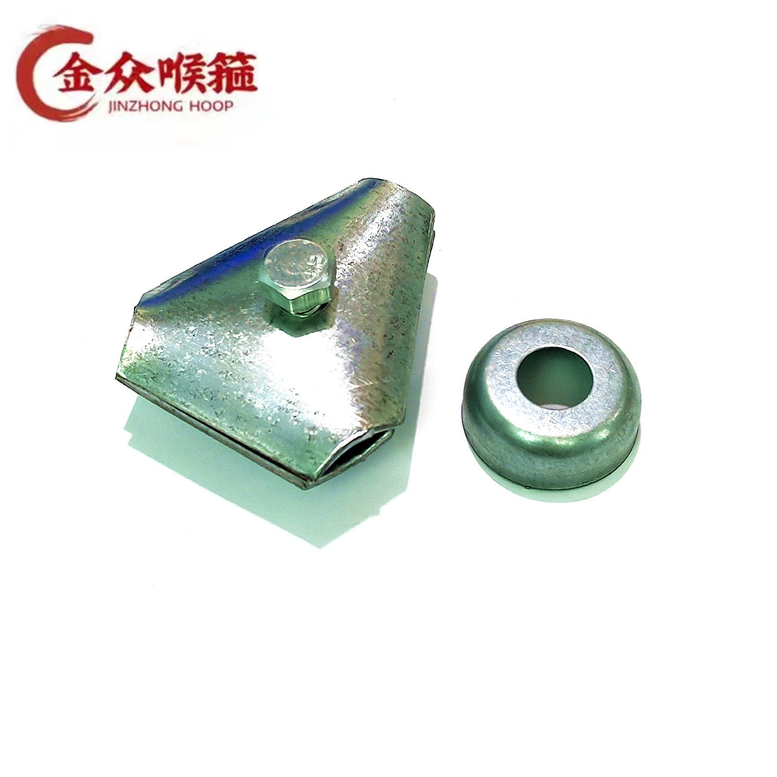 [Factory Sales] Triangular lightning arrester with bracket Triangular adjustable lightning arrester lightning protection clip