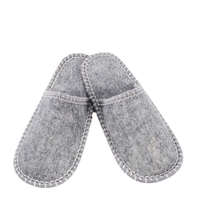 Felt cloth slippers suit air travel hotel home indoor slippers manufacturers cross-border hotel slippers