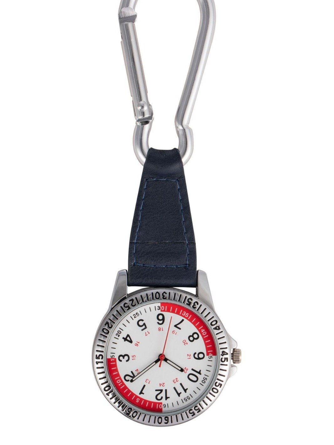 Carabiner Watch Leather Compact Keychain School Bag Hanging Watch Small Hanging Watch Wholesale Nurse Chest Watch Wholesale