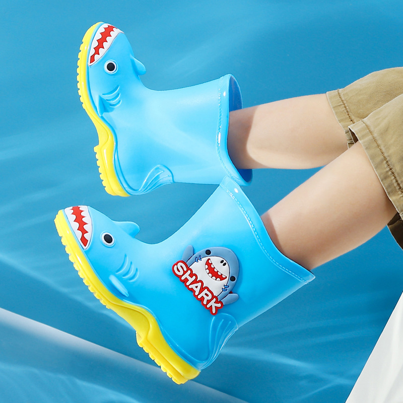 Children's Rain Boots, Women's Velvet Warm Removable Water Shoes, Non-Slip Waterproof Rain Boots, Toddlers, Middle-Aged Kidsren, Baby Boys' Boots